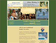 Tablet Screenshot of localsfamilydiner.com